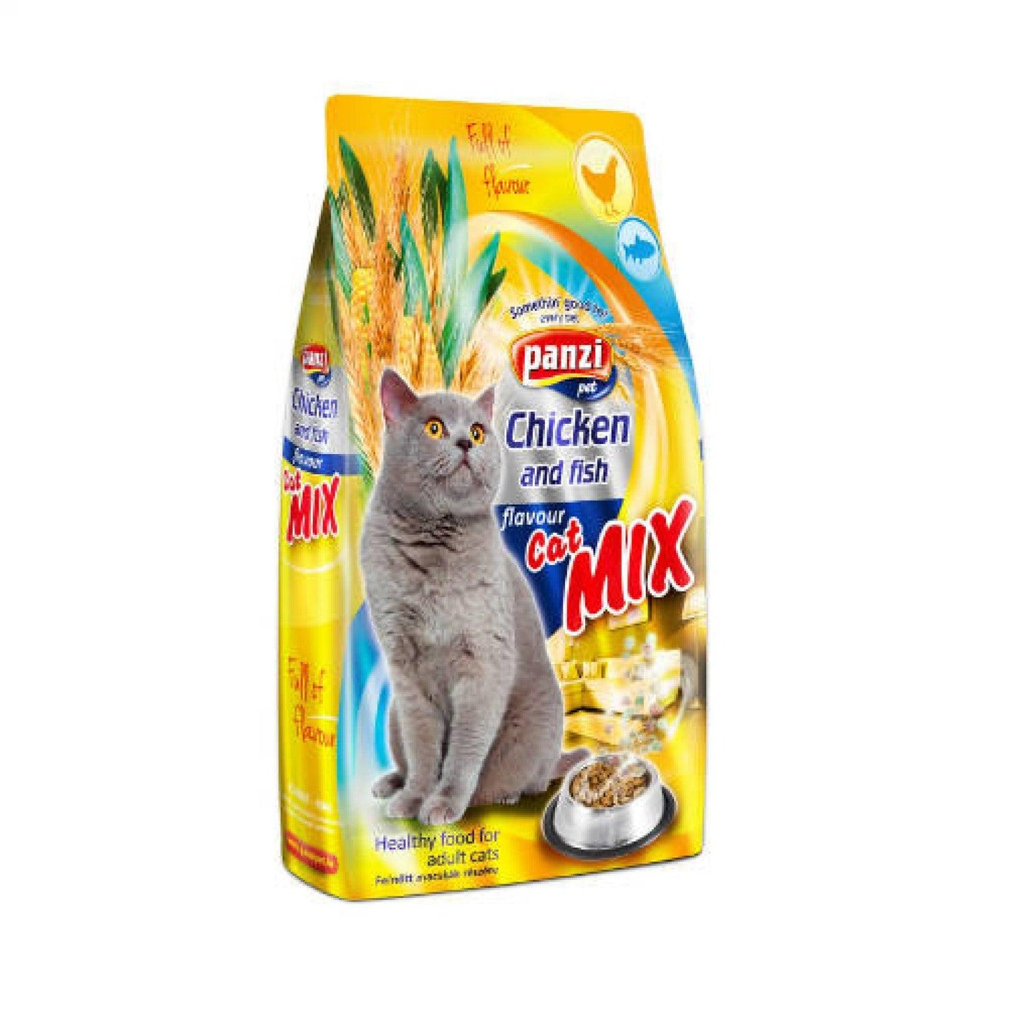Panzi Cat Mix cu pui 10 kg - DalisPet