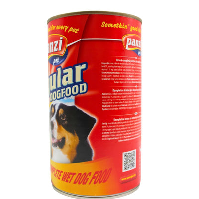 Panzi Regular hrană umedă câini adulți cu vită 
