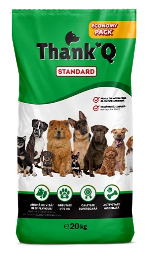 ThankQ Standard Vită – hrană uscată pentru câini adulți 20 kg
