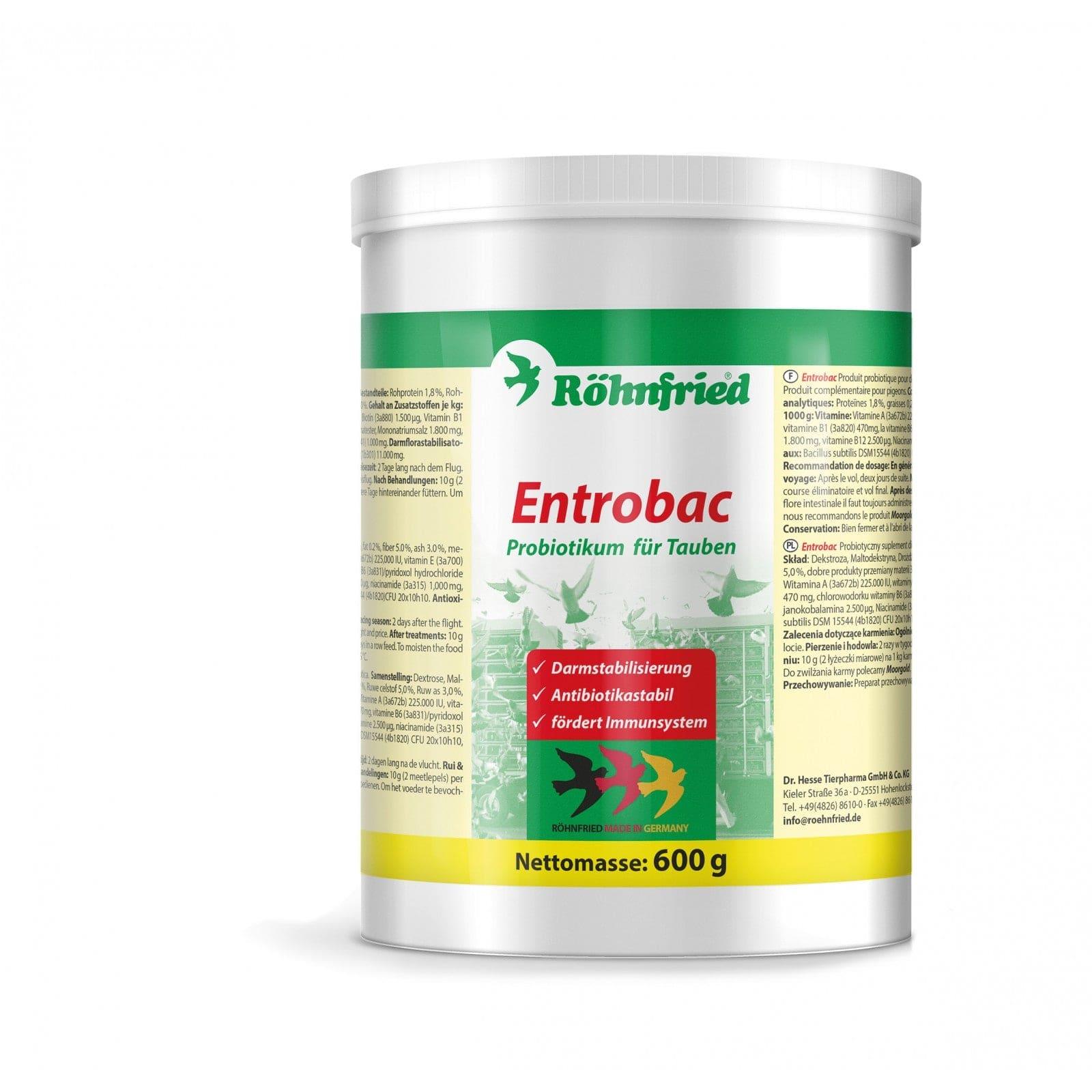 Supliment porumbei Entrobac 600 gr - DalisPet