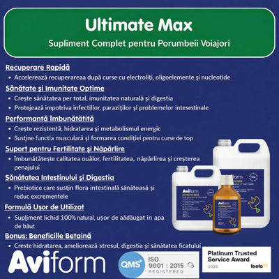 Aviform Ultimate Max supliment porumbei