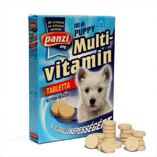 Panzi Multivitamin pentru căței – creștere sănătoasă 100 tablete.
